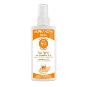 Alphanova Sun Opalovací mléko ve spreji pro miminka SPF 50 BIO (125 g) Alphanova Santé