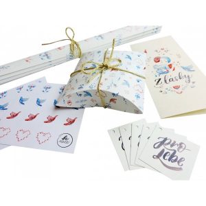 Be Nice Sada na balení dárků "Z lásky" - papíry