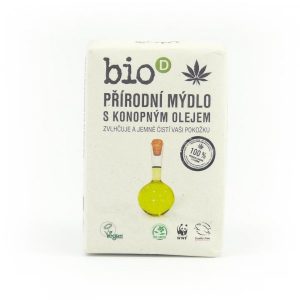 Bio-D Mýdlo s konopným olejem (95 g) - ručně vyráběné Bio-D