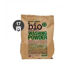 Bio-D Prášek na praní bez vůně (1 kg) - vhodný i pro citlivou pokožku Bio-D