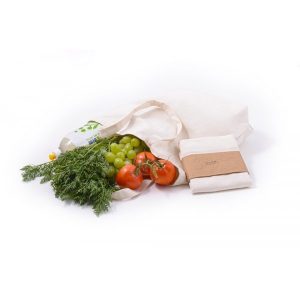 Casa Organica Plátěná nákupní taška - z nebělené biobavlny Casa Organica (Tierra Verde)