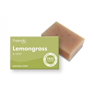 Friendly Soap Přírodní mýdlo citronová tráva a konopí (95 g) Friendly Soap