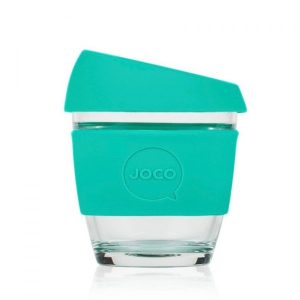 Jococup (236 ml) - mátově zelený - z odolného borosilikátového skla Jococup