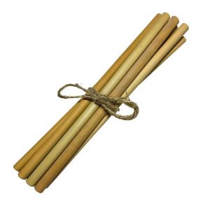 Mobake Bambusové brčko nebalené - bez nápisu (10 ks) - z udržitelně pěstovaného bambusu Mobake