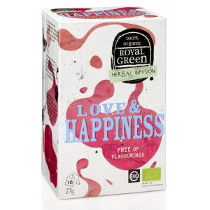 Royal Green Bylinný čaj Love & Happiness BIO (27 g) - s heřmánkem