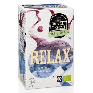 Royal Green Bylinný čaj Relax BIO (27 g) - s heřmánkem