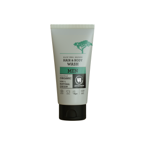 Urtekram Sprchový gel a šampon pro muže s aloe a baobabem BIO (150 ml) Urtekram