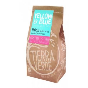 Yellow&Blue BIKA – Jedlá soda (Bikarbona) (sáček 1 kg) Yellow&Blue (Tierra Verde)