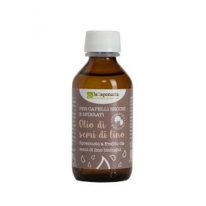laSaponaria Lněný vlasový olej za studena lisovaný BIO (100 ml) laSaponaria