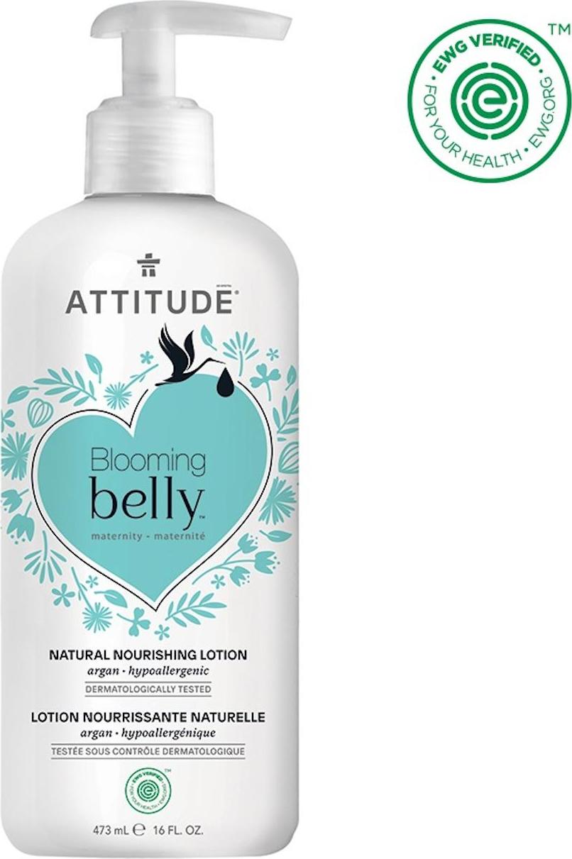 Attitude Přírodní vyživující tělové mléko Blooming Belly nejen pro těhotné s arganem 473 ml