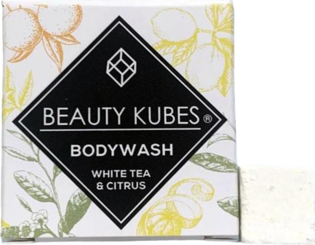 BEAUTY KUBES Tuhé mýdlo bílý čaj a citrus 100 g