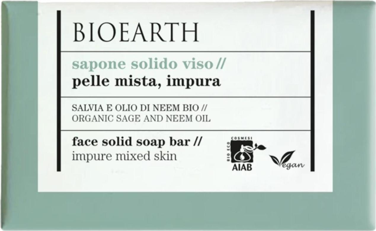 Bioearth Mýdlo na obličej pro smíšenou