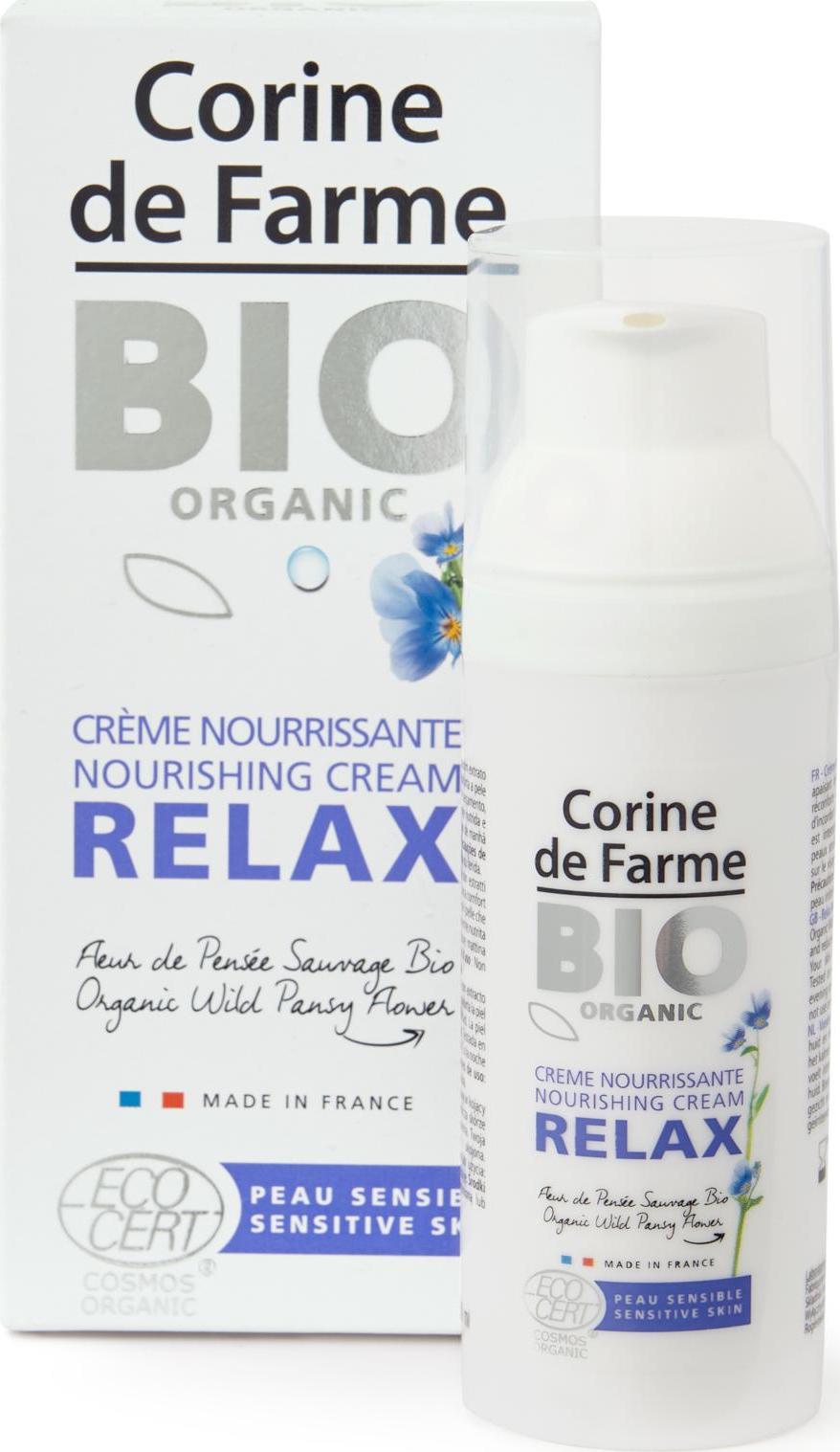 Corine de Farme Vyživující bio pleťový krém RELAX 50 ml