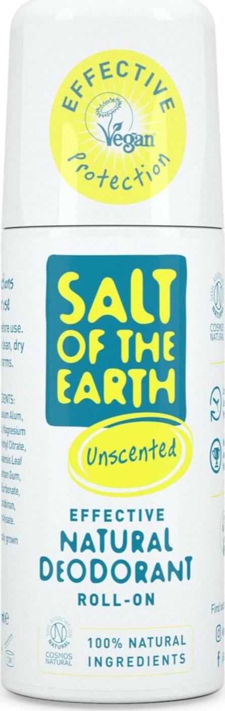 Salt of the Earth Přírodní deodorant roll-on bez vůně 75 ml