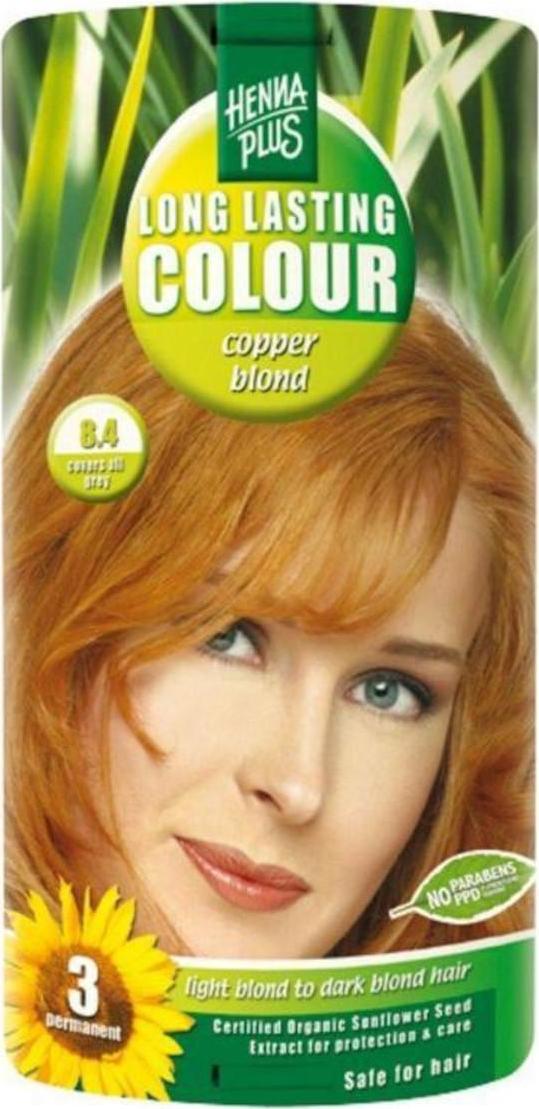Henna Plus Dlouhotrvající barva Měděná blond 8.4 100 ml