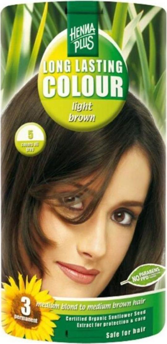 Henna Plus Dlouhotrvající barva Světle hnědá 5 100 ml