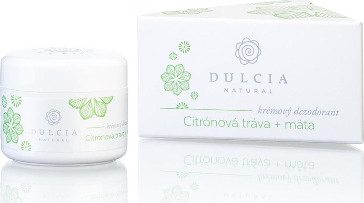 DULCIA natural Krémový deodorant citronová tráva - máta 30 ml