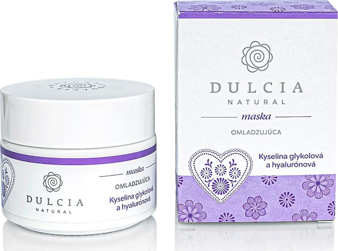 DULCIA natural Omlazující maska kyselina glykolová a hyaluronová 100 ml