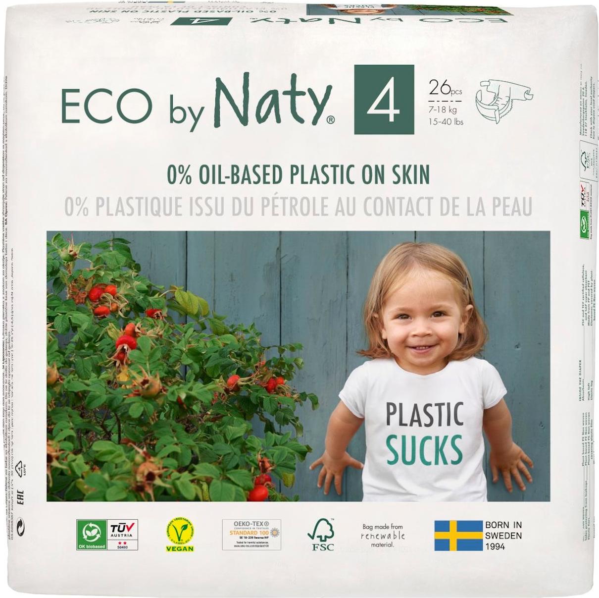 Eco by Naty Plenky Maxi 7-18 kg 26 ks