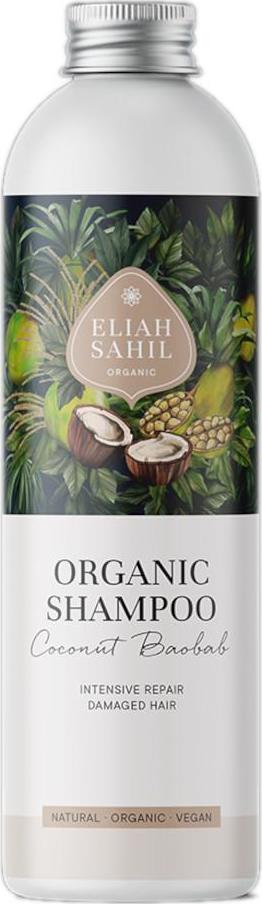 Eliah Sahil Organic Šampon na vlasy kokos baobab 230 ml