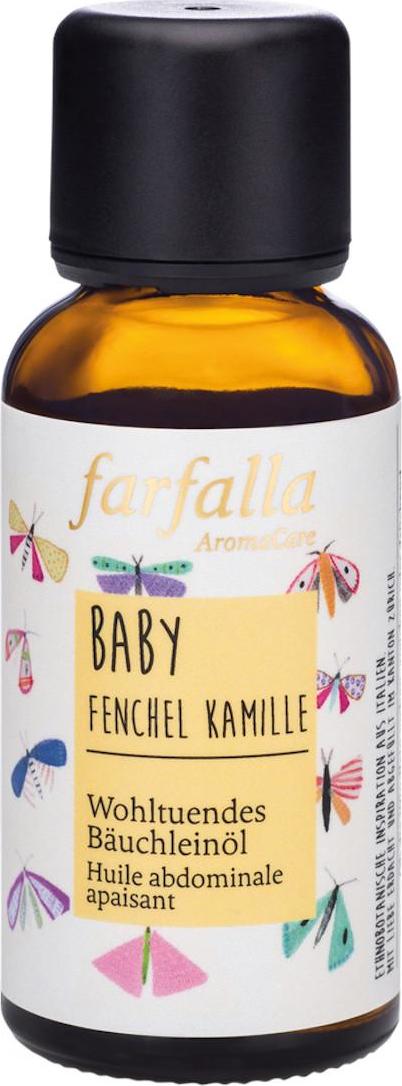 Farfalla Baby zklidňující olej na bříško fenykl a heřmánek 30 ml