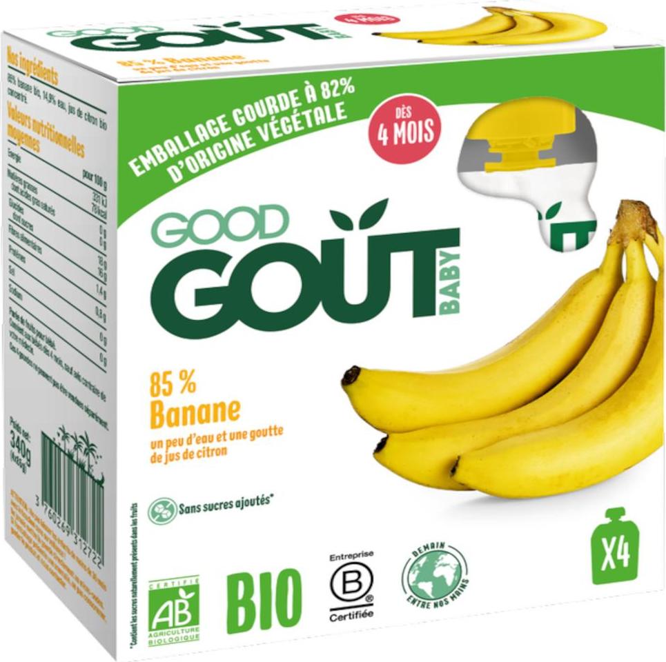 Good Gout BIO Banán 4 x 85 g