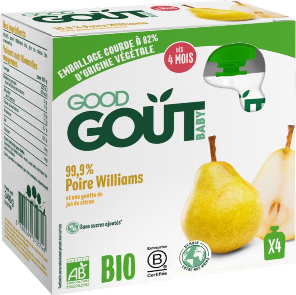 Good Gout BIO Hruška 4 x 85 g