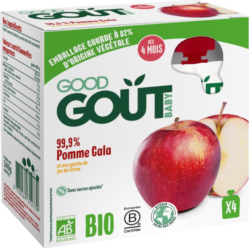 Good Gout BIO Jablko 4 x 85 g