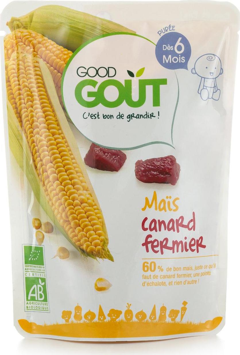 Good Gout BIO Kukuřice s kachním masem 190 g