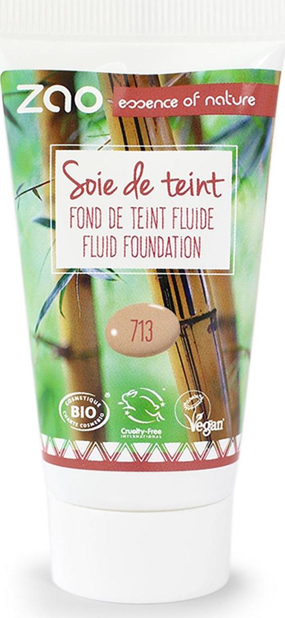 ZAO Hedvábný tekutý make-up 713 Fair beige 30 ml náplň