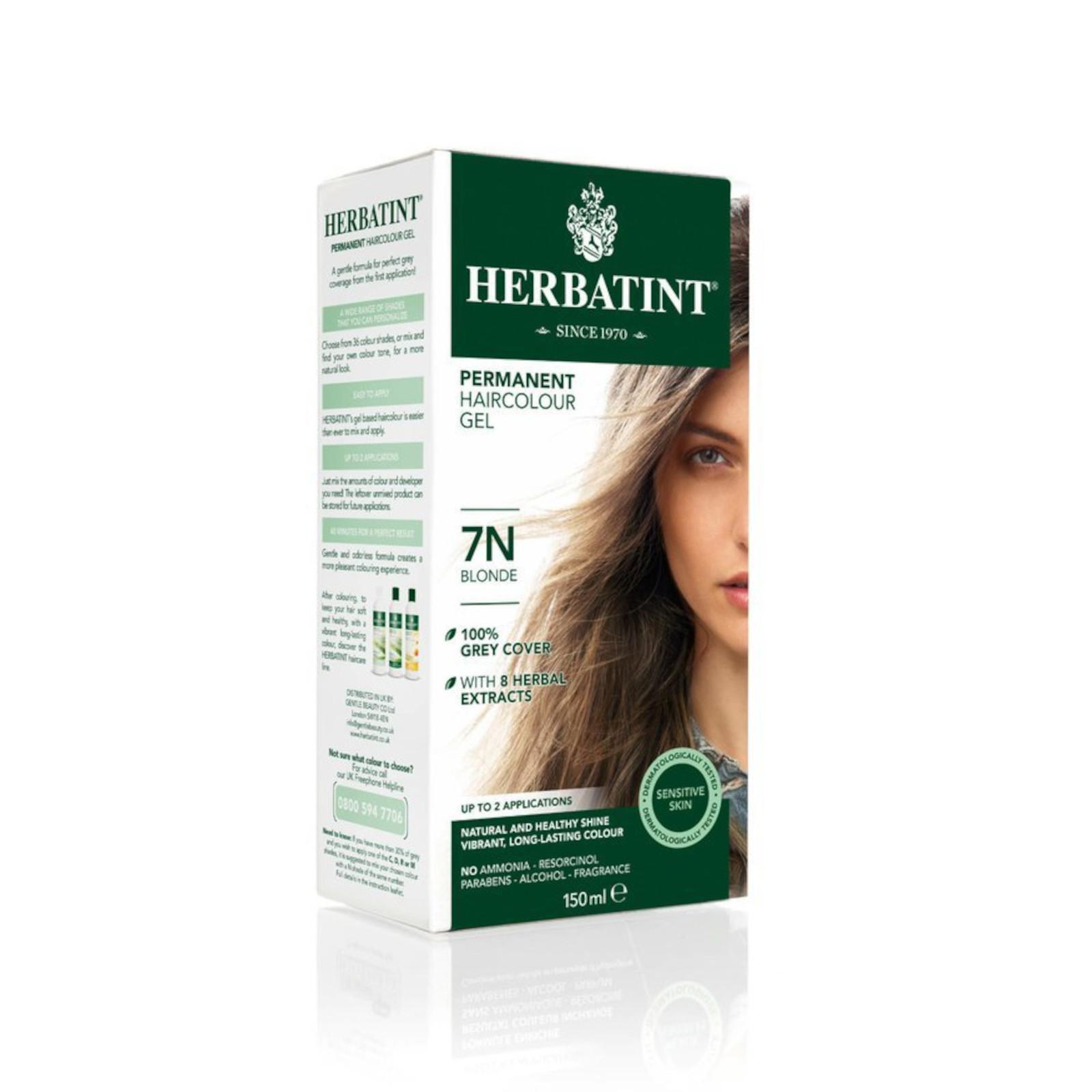 HERBATINT Permanentní barva na vlasy blond 7N 150 ml