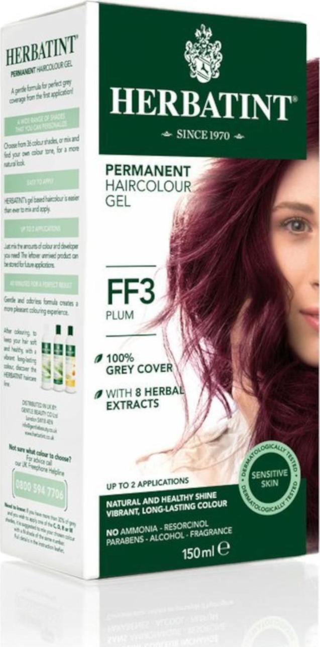 HERBATINT Permanentní barva na vlasy švestka FF3 150 ml