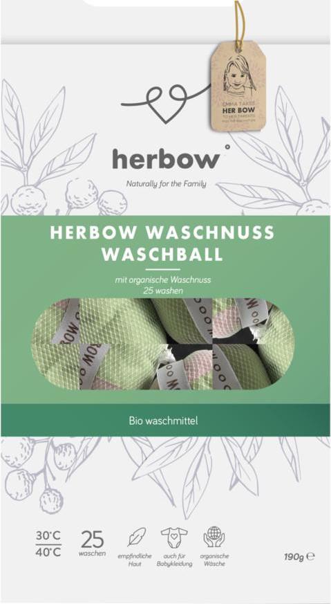 Herbow Prací kuličky z mýdlových ořechů 5 ks/ 25 pracích dávek