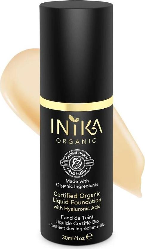 Inika Organic Tekutý make-up s kyselinou hyaluronovou