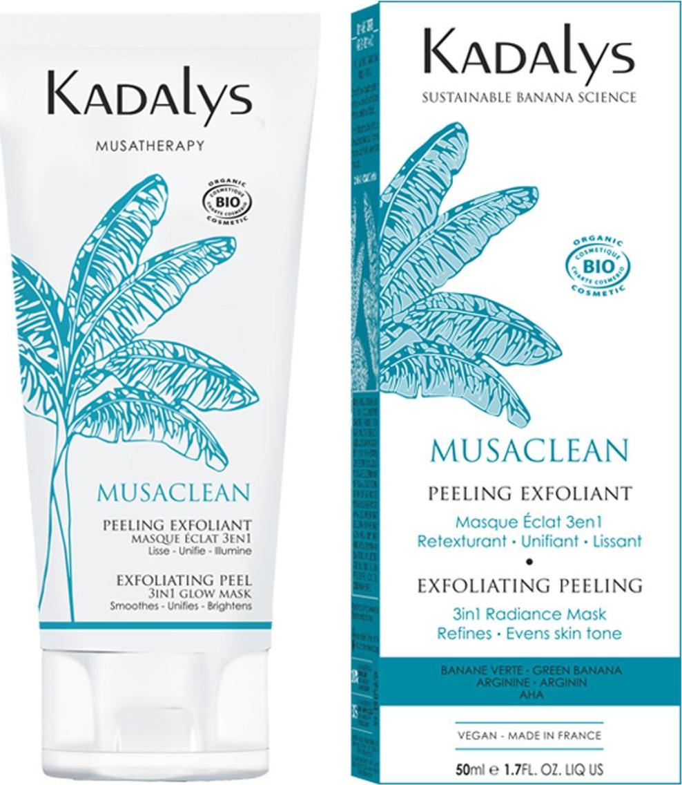 Kadalys MUSACLEAN BIO Exfoliační peelingová maska 3v1 50 ml