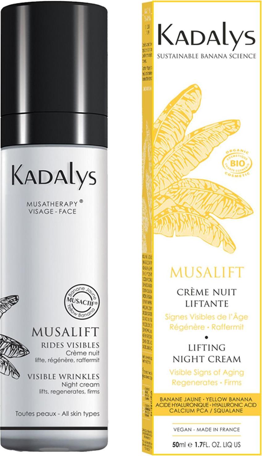 Kadalys MUSALIFT BIO Liftingový noční krém na viditelné vrásky 50 ml