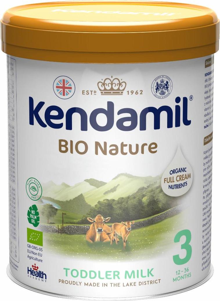 Kendamil BIO Nature Organic batolecí mléko 3 DHA+ 800 g