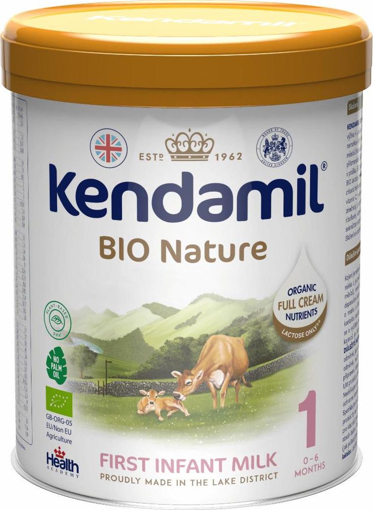 Kendamil BIO Nature Organic počáteční mléko 1 DHA+ 800 g