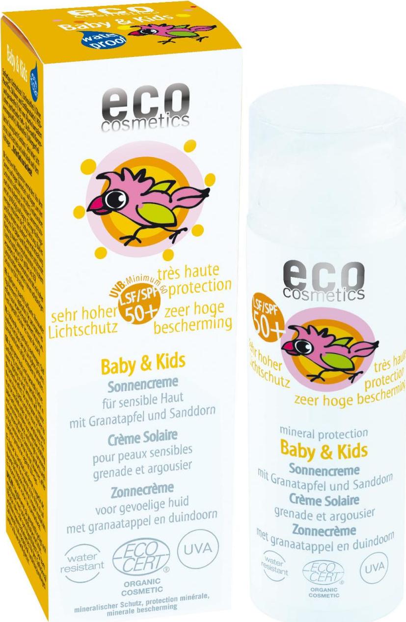 Eco Cosmetics Dětský opalovací krém SPF 50+