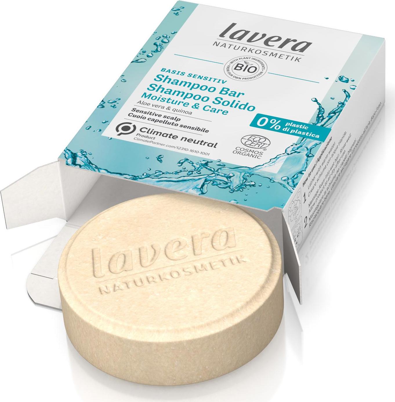 Lavera Basis Tuhý šampon Moisture & Care 50 g