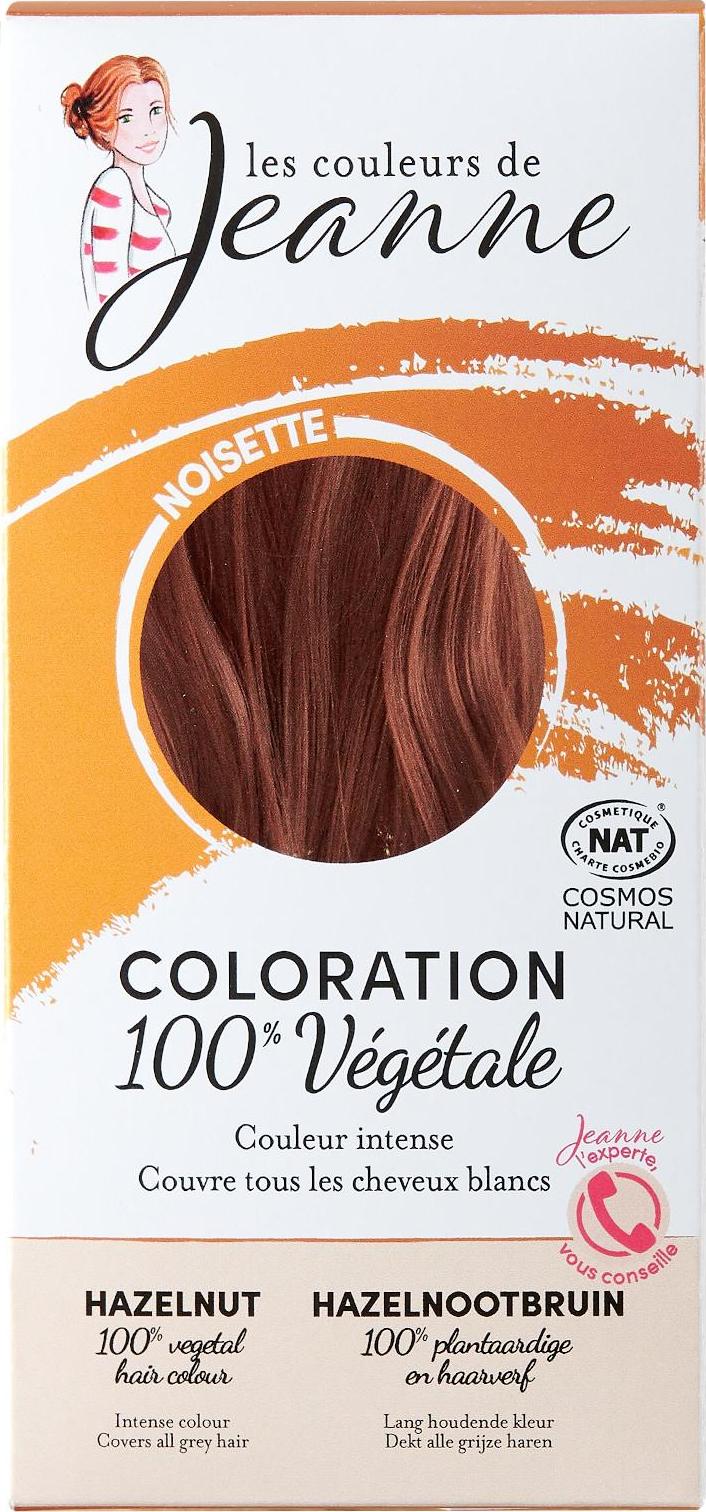 Les couleurs de Jeanne Barva na vlasy oříšková 2 x 50 g
