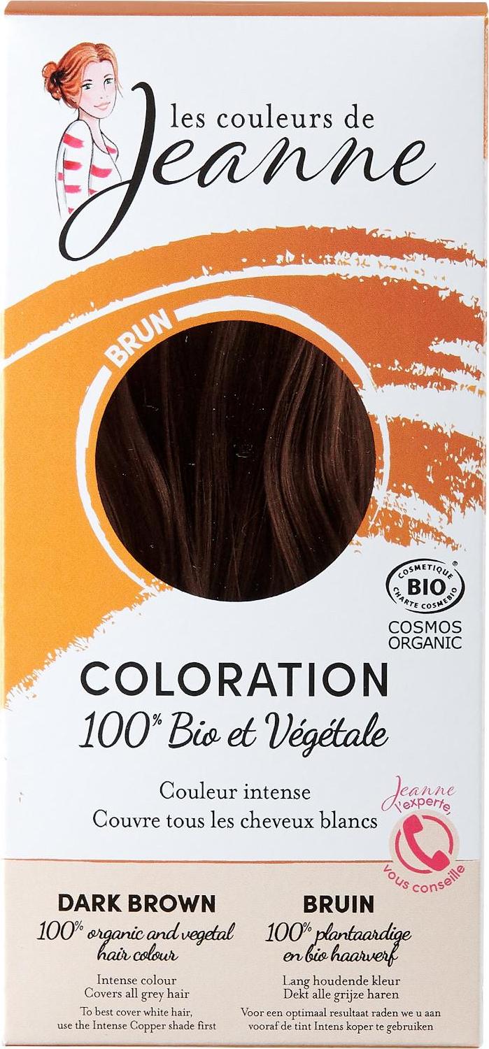 Les couleurs de Jeanne Barva na vlasy tmavě hnědá 2 x 50 g