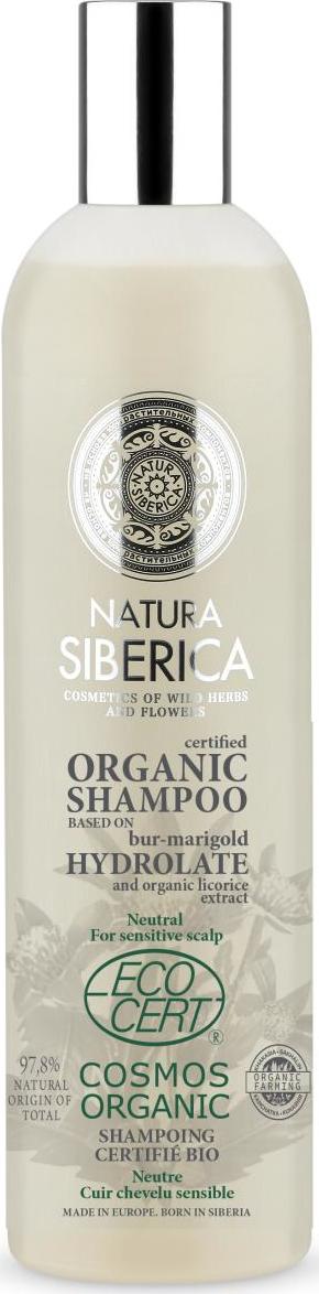 Natura Siberica Neutrální šampon pro citlivou pokožku hlavy 400 ml