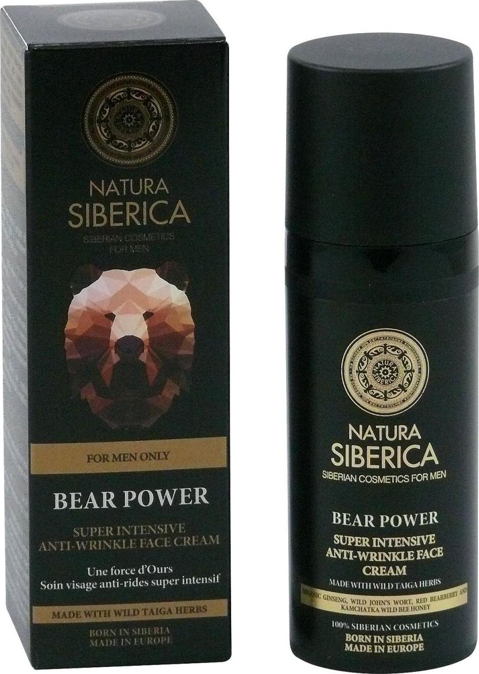 Natura Siberica Super intenzivní krém proti vráskám Medvědí síla