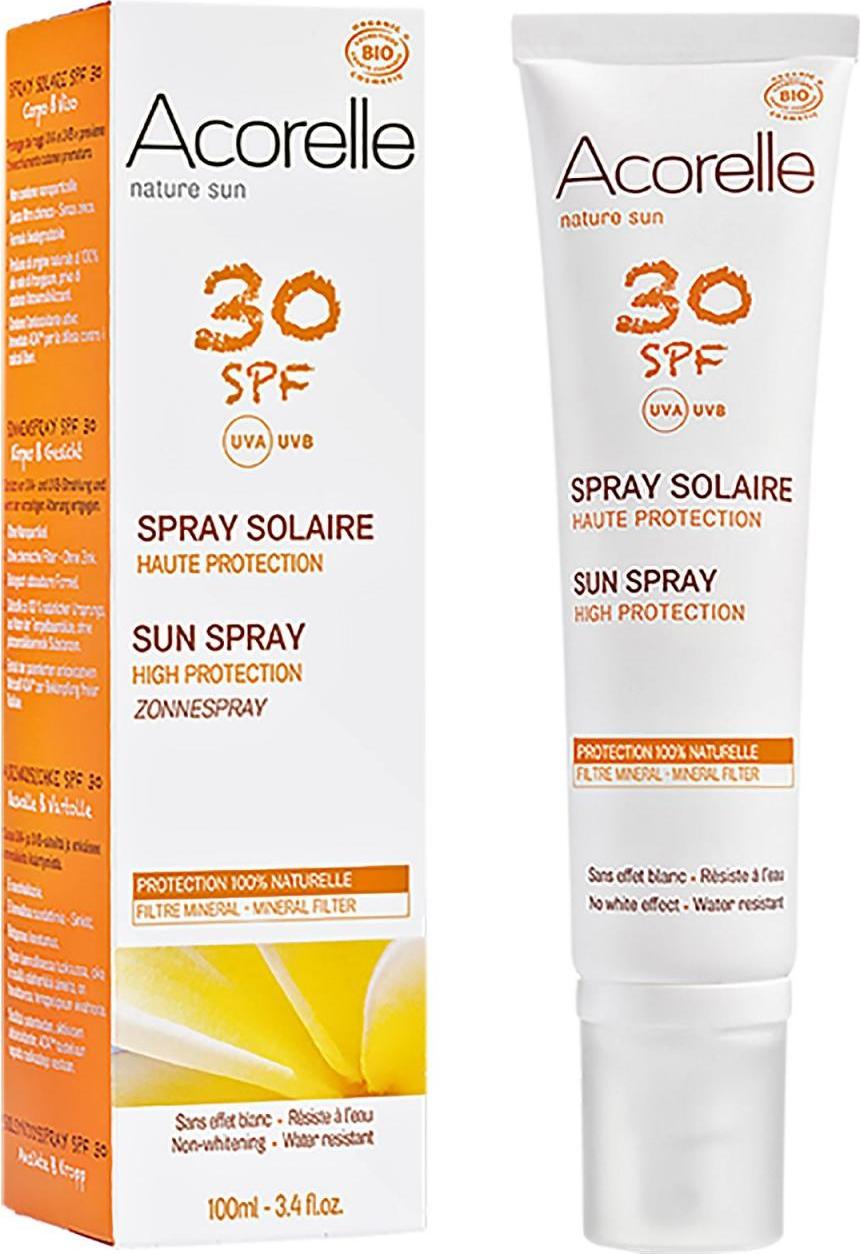 Acorelle Opalovací mléko SPF 30 ve spreji 100 ml