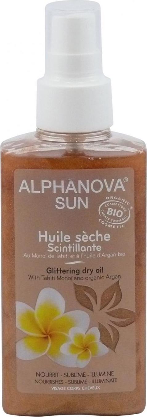 Alphanova SUN Pečující olej třpytivý 125 ml