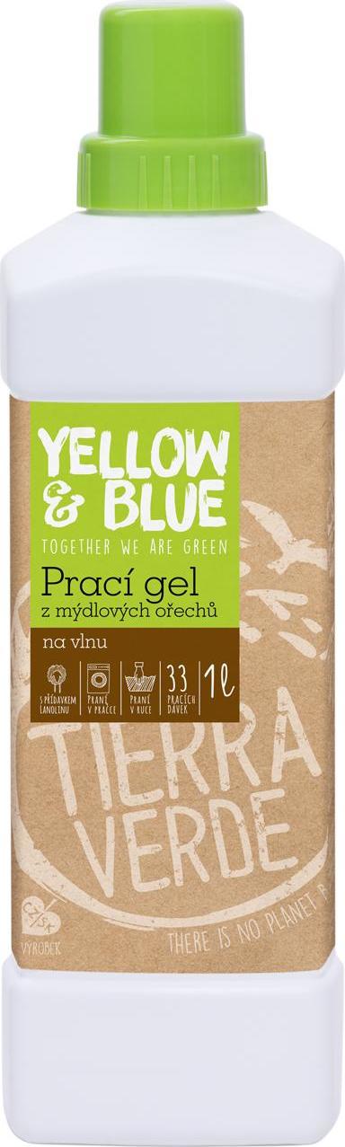 Tierra Verde Prací gel z mýdlových ořechů na vlnu 1 l