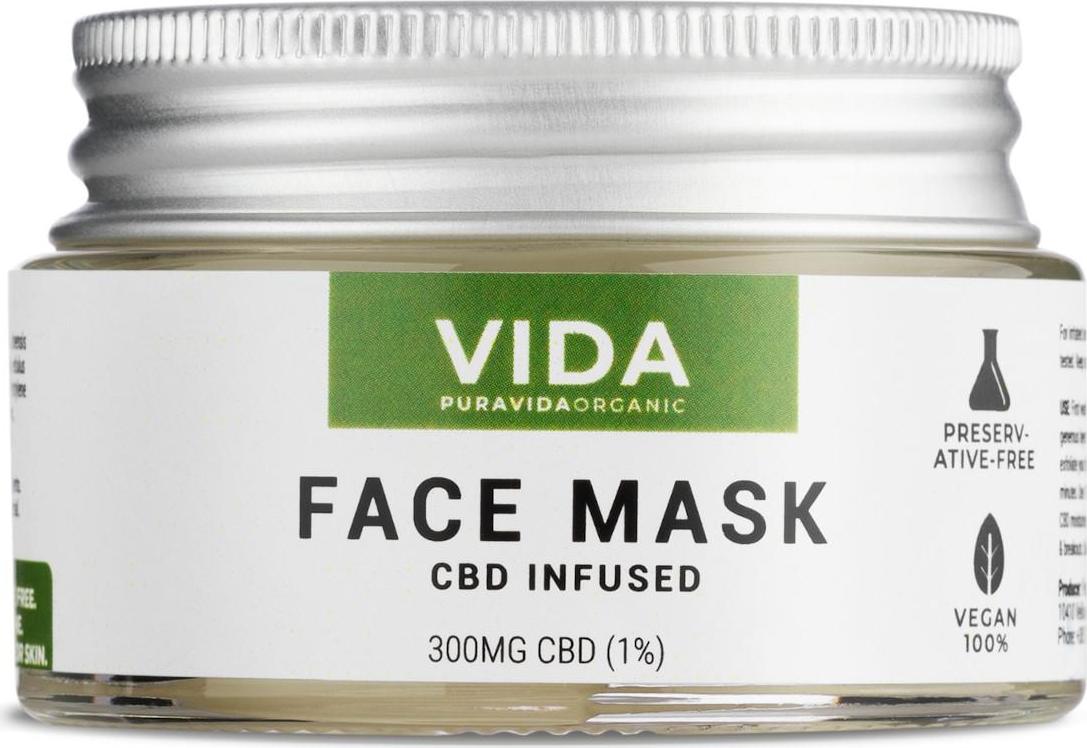 Pura Vida Organic CBD Pleťová maska