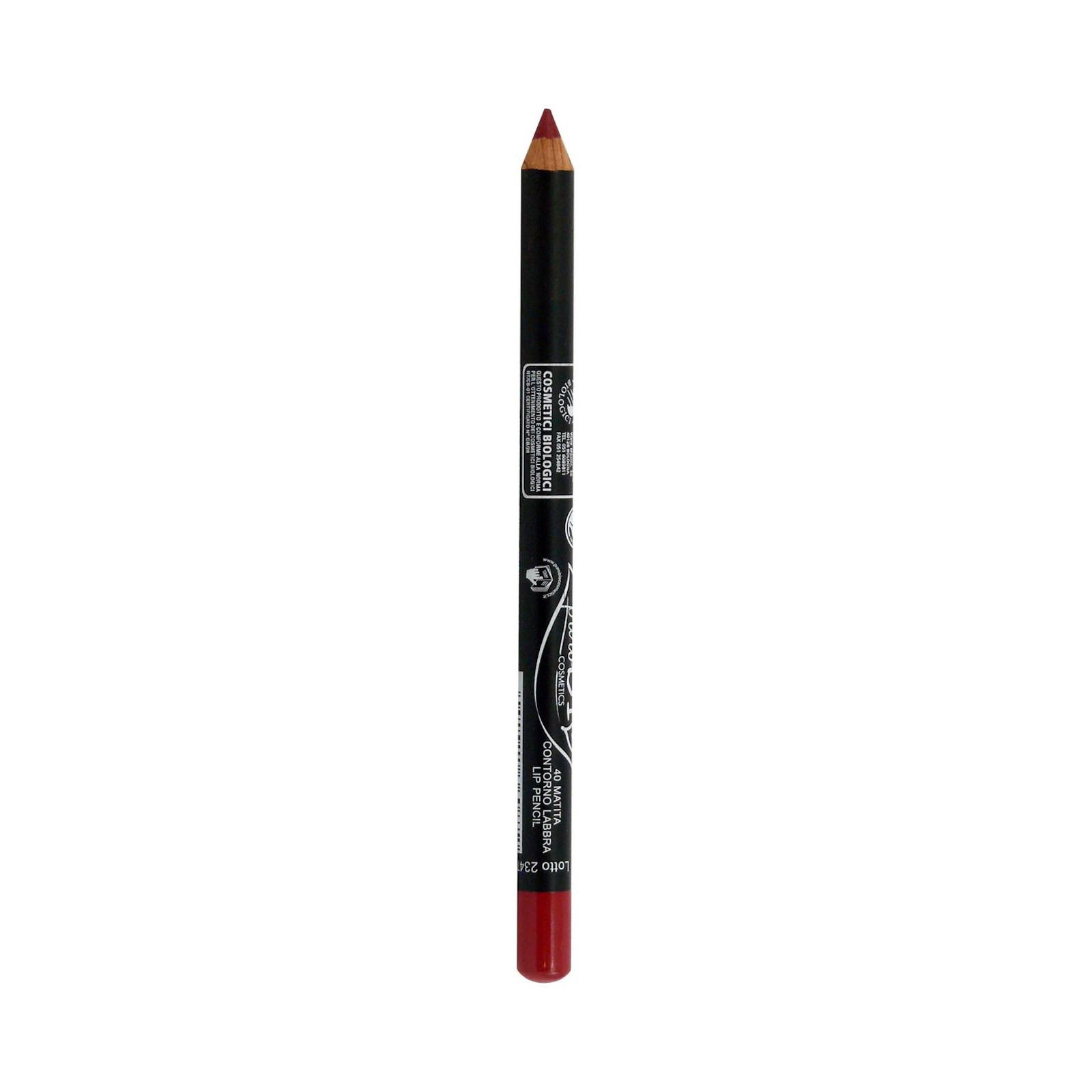 puroBIO cosmetics Konturovací tužka na rty 40 Crimson Red 1