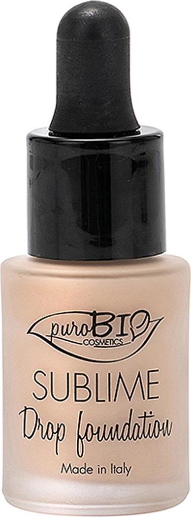 puroBIO cosmetics Tekutý make-up 01 s SPF 10 19 g